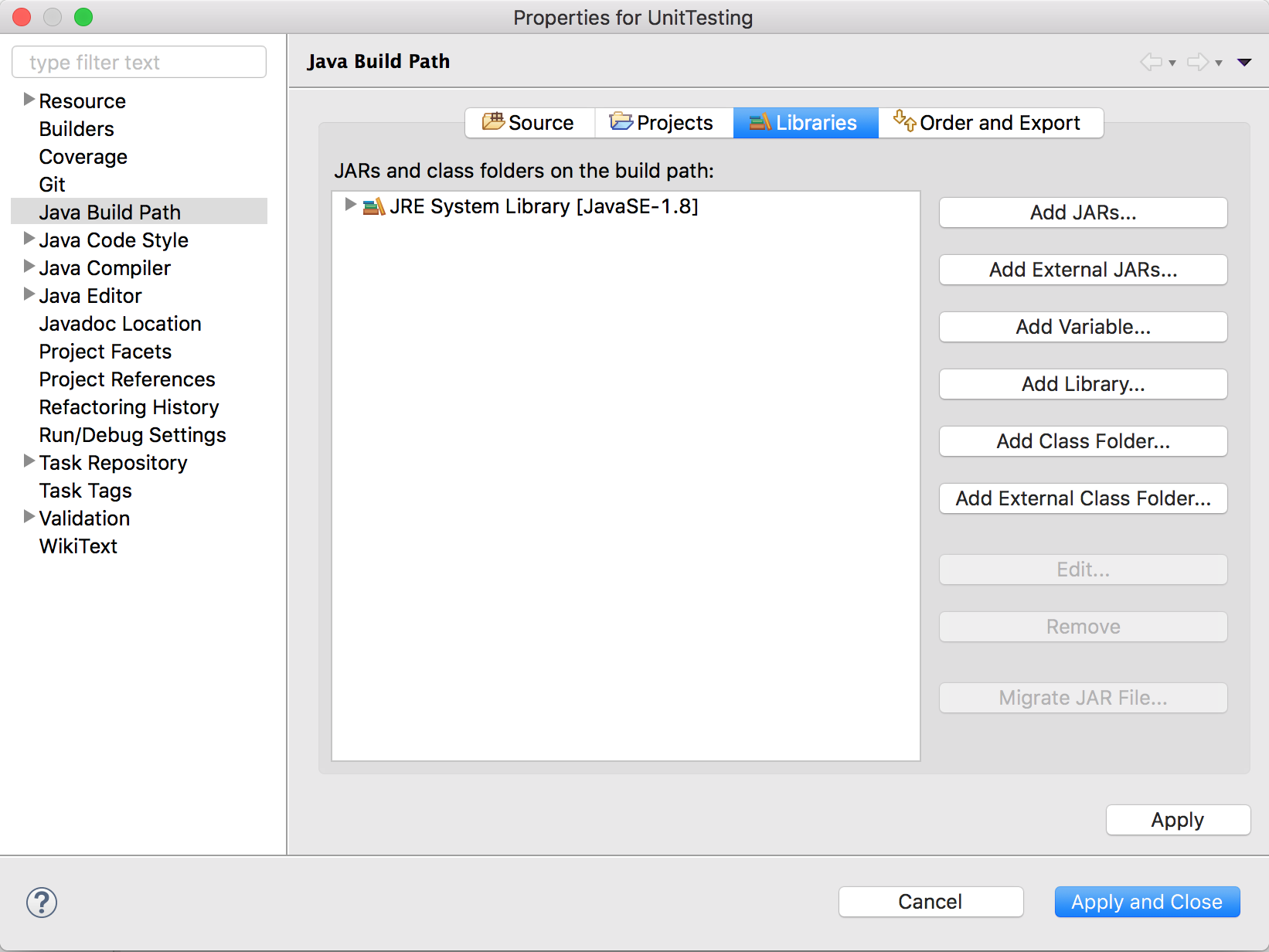 Configure Build Path