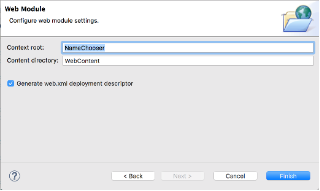 Generate deployment descriptor